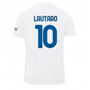 Inter Milan Lautaro Martinez #10 Bortatröja 2023-24 Kortärmad